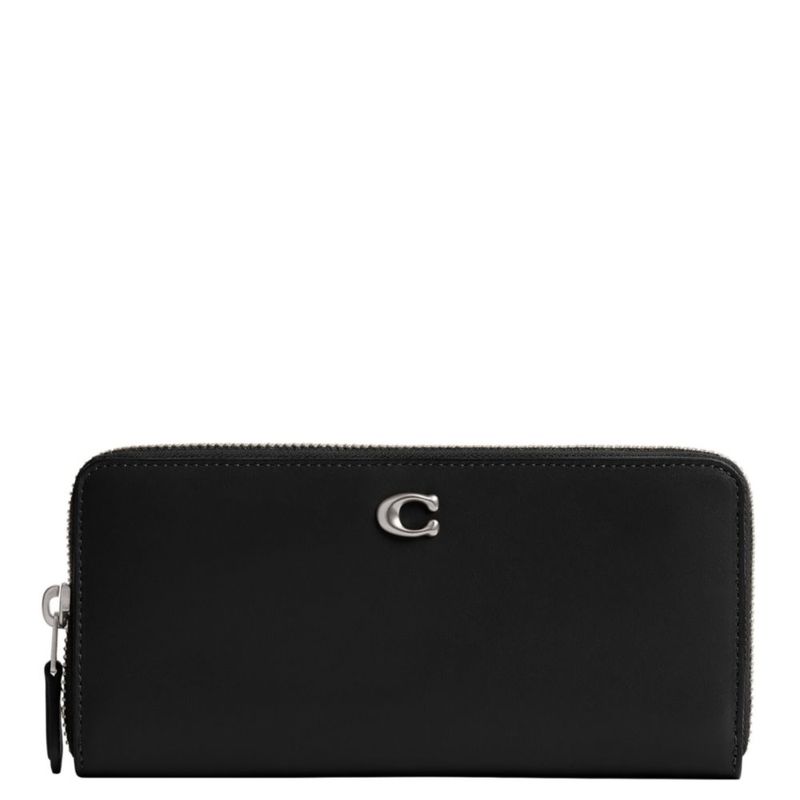 Cartera Coach Essential Slim Zip de 19 cm de cuero