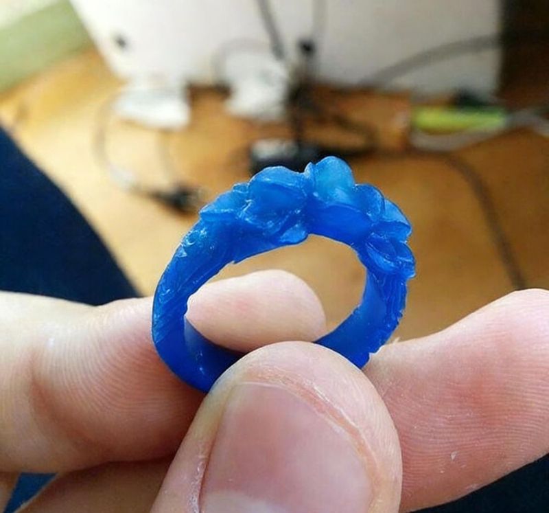 Cera de Modelado Qaoatlinmen 6 pzas Tubos Azules para Anillos 145 cm