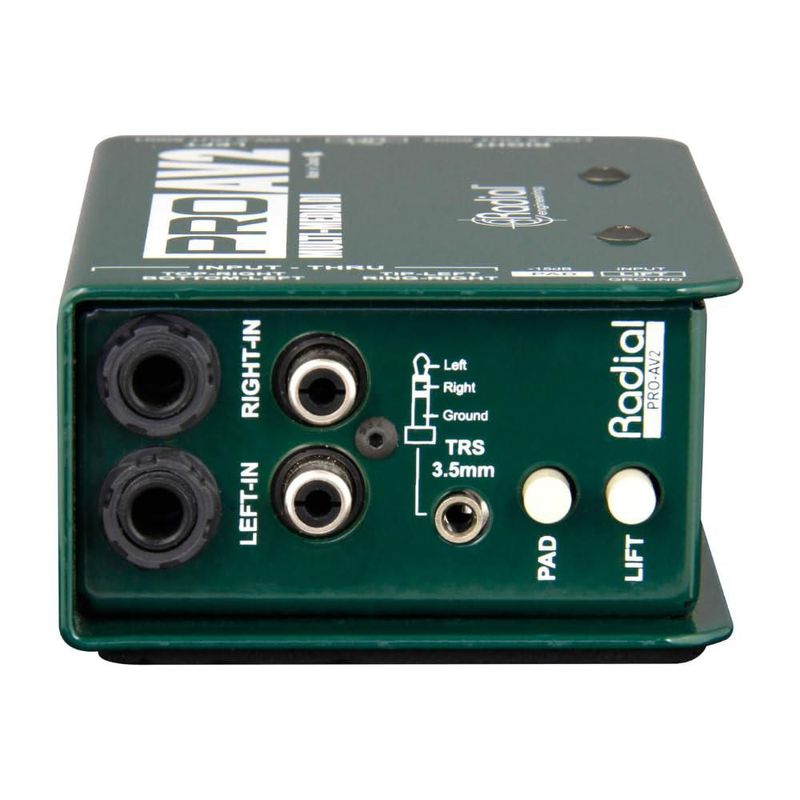 Caja Directa Estéreo Pasiva Radial ProAV2 – Liquid Audio