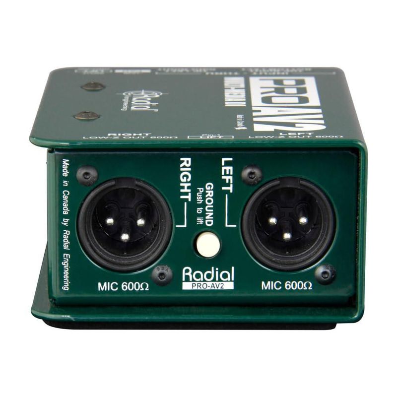 Caja Directa Estéreo Pasiva Radial ProAV2 – Liquid Audio