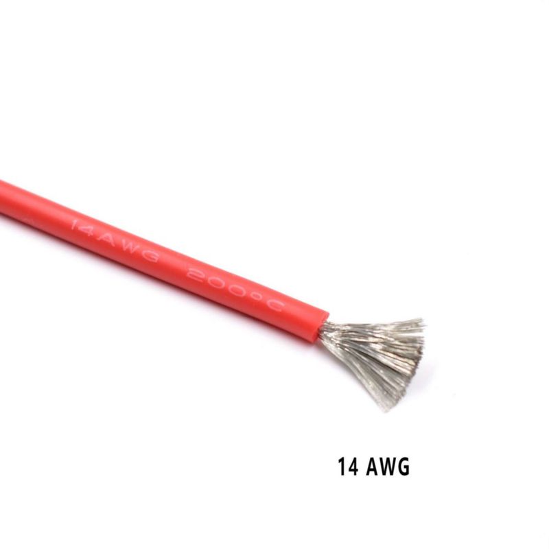 Cables de prueba zhenyu 1 m 14 AWG silicona 2 piezas