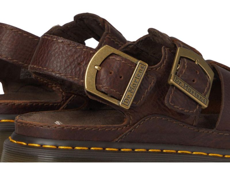 Sandalia Unisex Dr. Martens Wrenlie Marrón Oscuro Talla UK 6