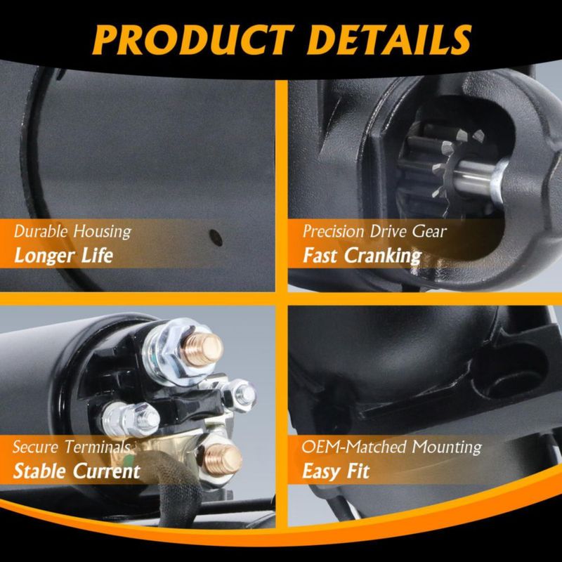 Arrancador marino DynaVim Parts 4.3‑8.2L Mercruiser Volvo