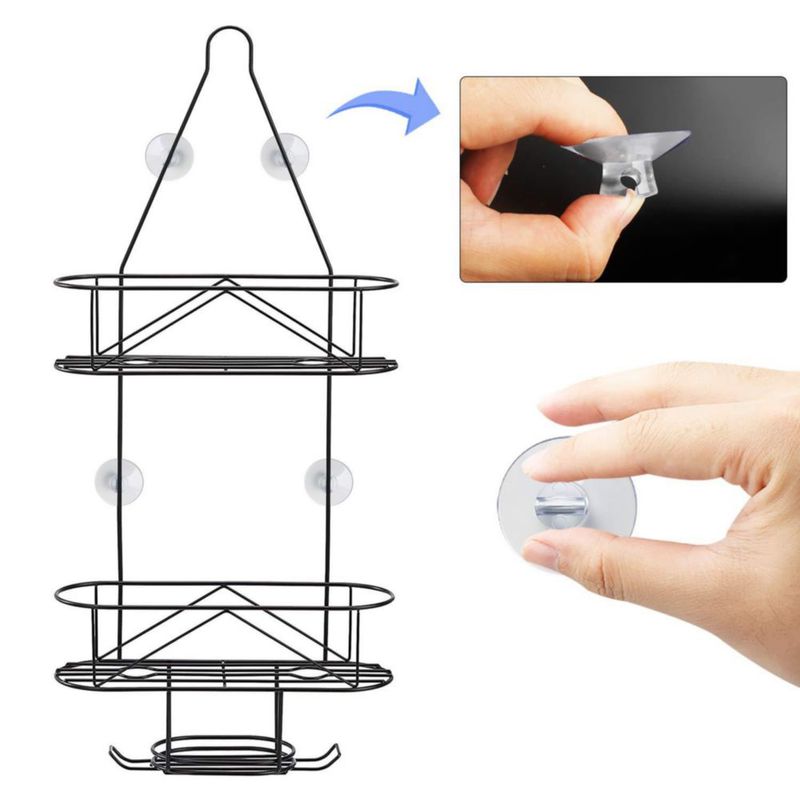 Conectores de Ventosa para Caddy de Ducha ChengFu - Pack de 4