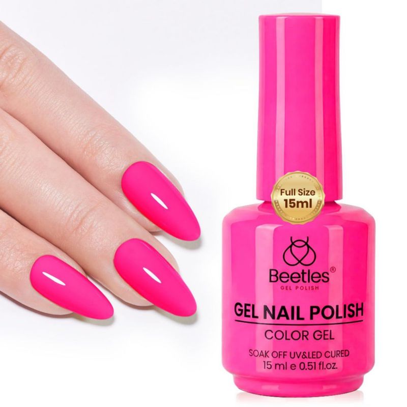 Esmalte de gel Beetles 15 ml Dragonfruit Pink