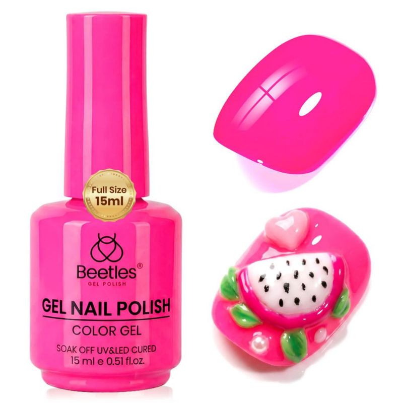 Esmalte de gel Beetles 15 ml Dragonfruit Pink