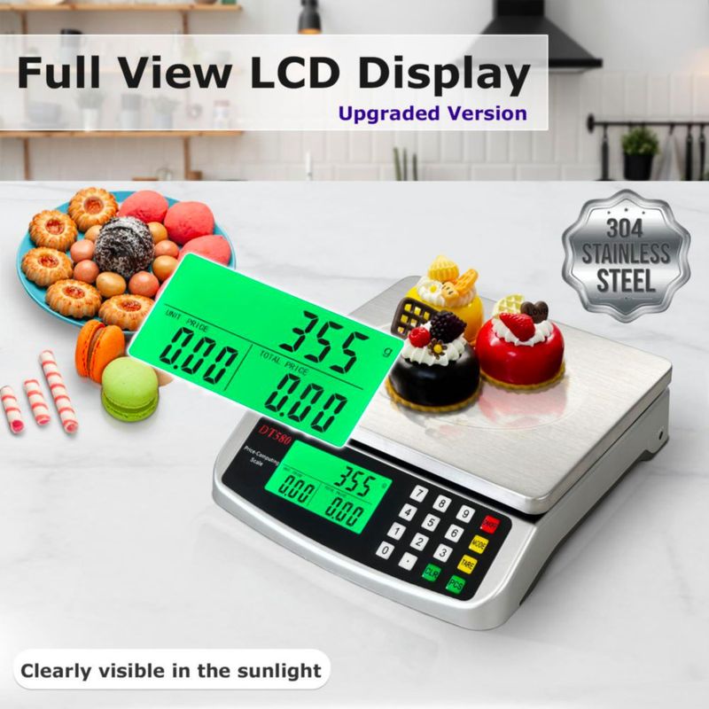 Báscula digital de alimentos MOCCO 50 kg (110 lb) para cocina