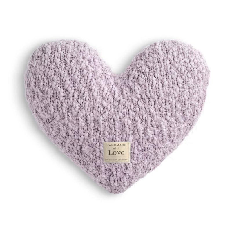 Almohada DEMDACO Corazón con Peso 835 g Lavanda Púrpura