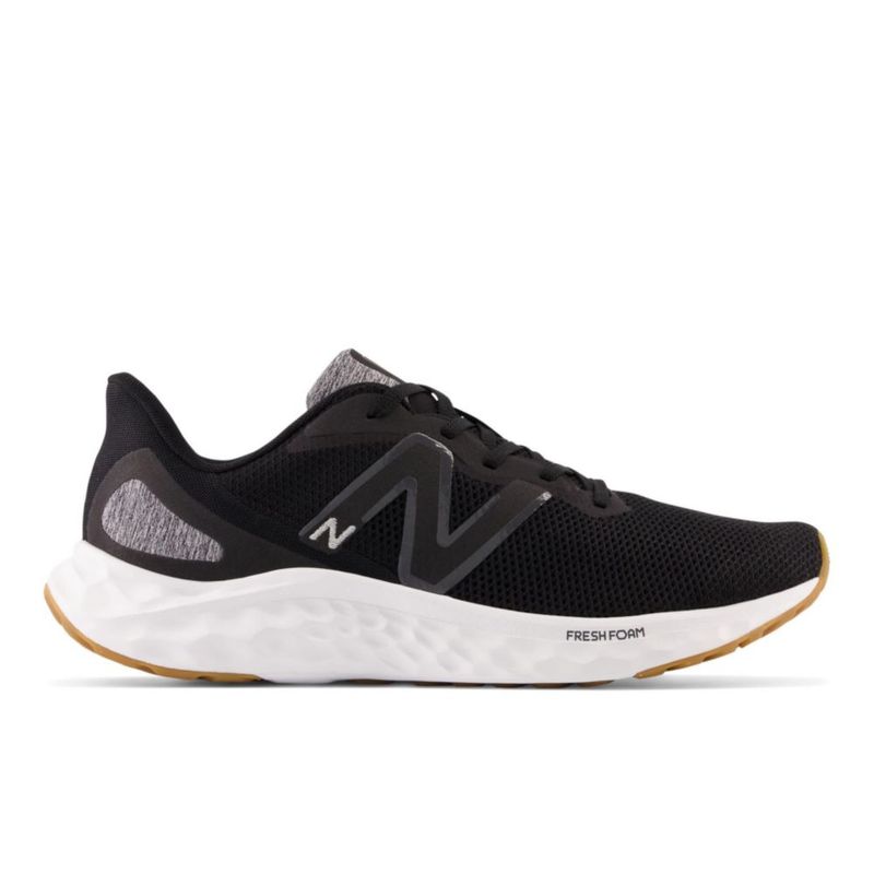 Zapatilla de running New Balance 25 cm Negro/Plateado Metálico/Goma