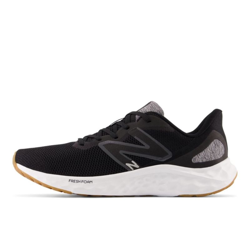 Zapatilla de running New Balance 25 cm Negro/Plateado Metálico/Goma