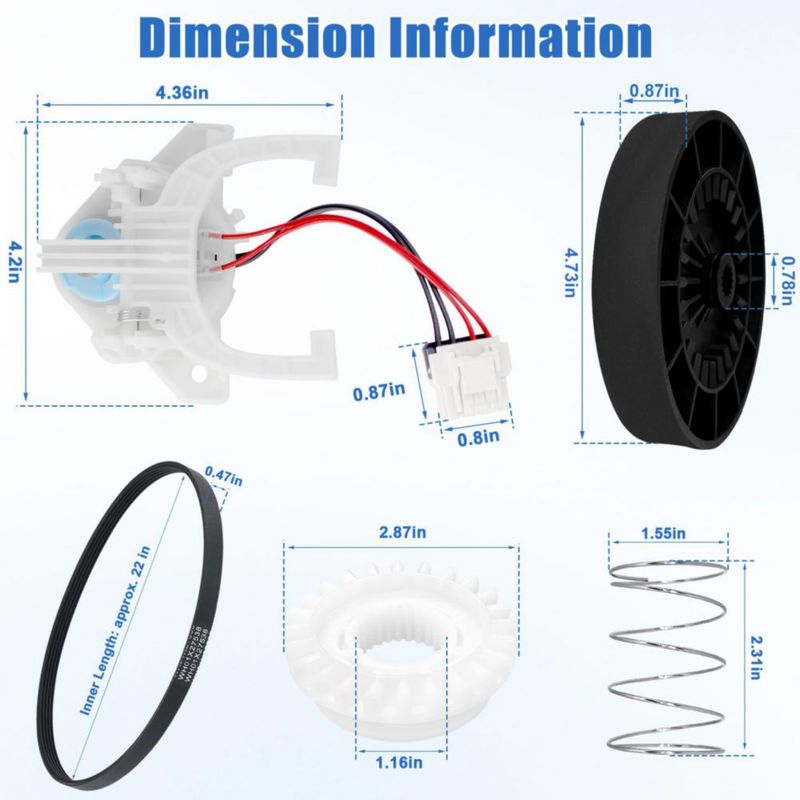 Kit de reparación de lavadora superbobi WH03X32097/WH03X30517