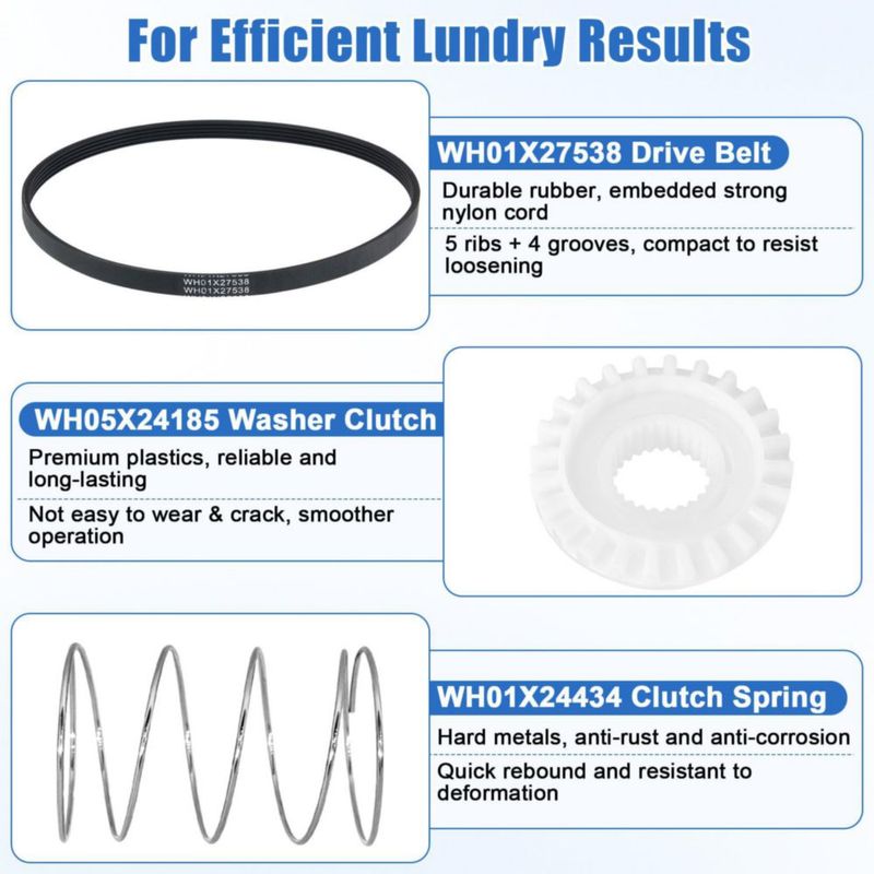 Kit de reparación de lavadora superbobi WH03X32097/WH03X30517