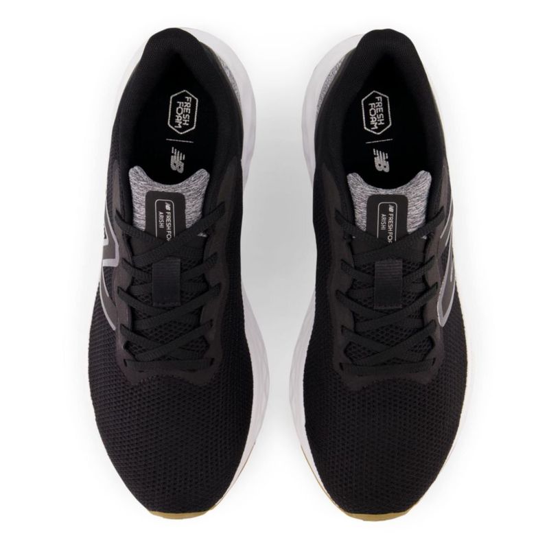 Zapatilla de running New Balance Fresh Foam Arishi V4 11 extra ancha negro/plata
