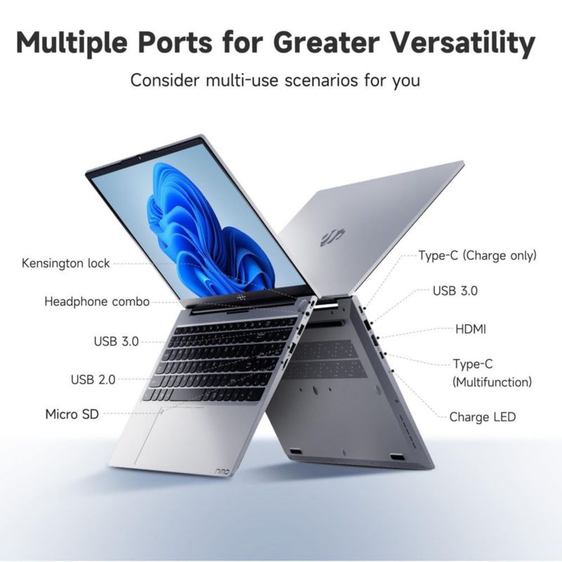 Portátil NIMO 15.6" i3-1215U 8 GB 256 GB SSD Wi‑Fi 6