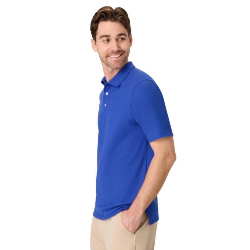 Polo Hanes X-Large Royal Profundo de Secado Rápido