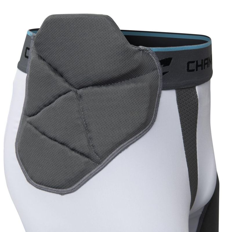 Faja CHAMPRO Tri-Flex 5 Almohadillas Blanco/Gris Mediana