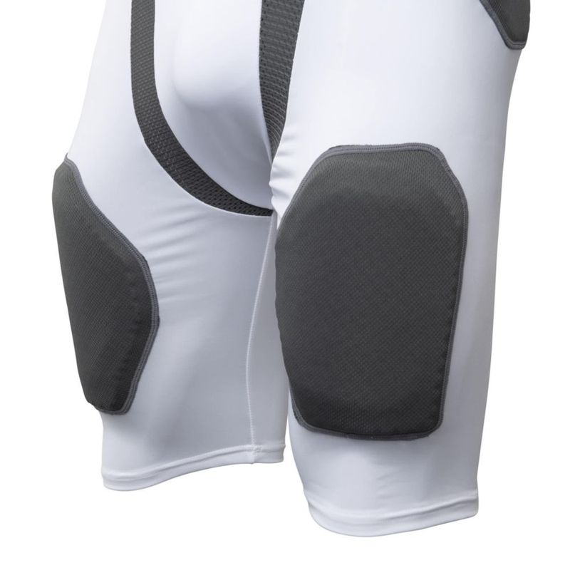 Faja CHAMPRO Tri-Flex 5 Almohadillas Blanco/Gris Mediana