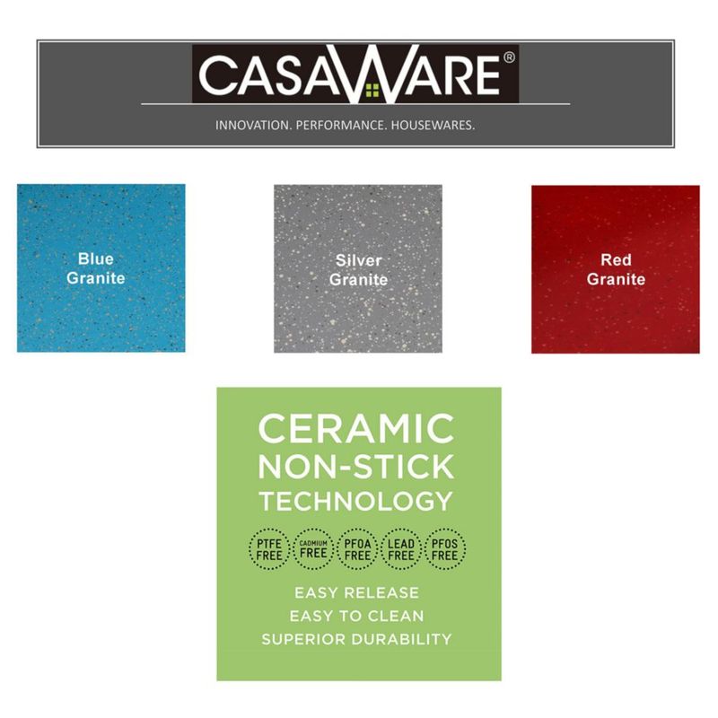 Bandeja para hornear casaWare 32 cm Granito rojo cerámico