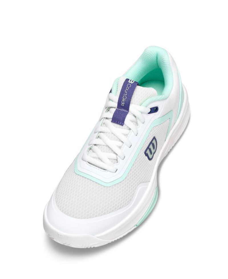 Zapato de Tenis WILSON COURTGLIDE Blanco/Azul Talla 5.5 US