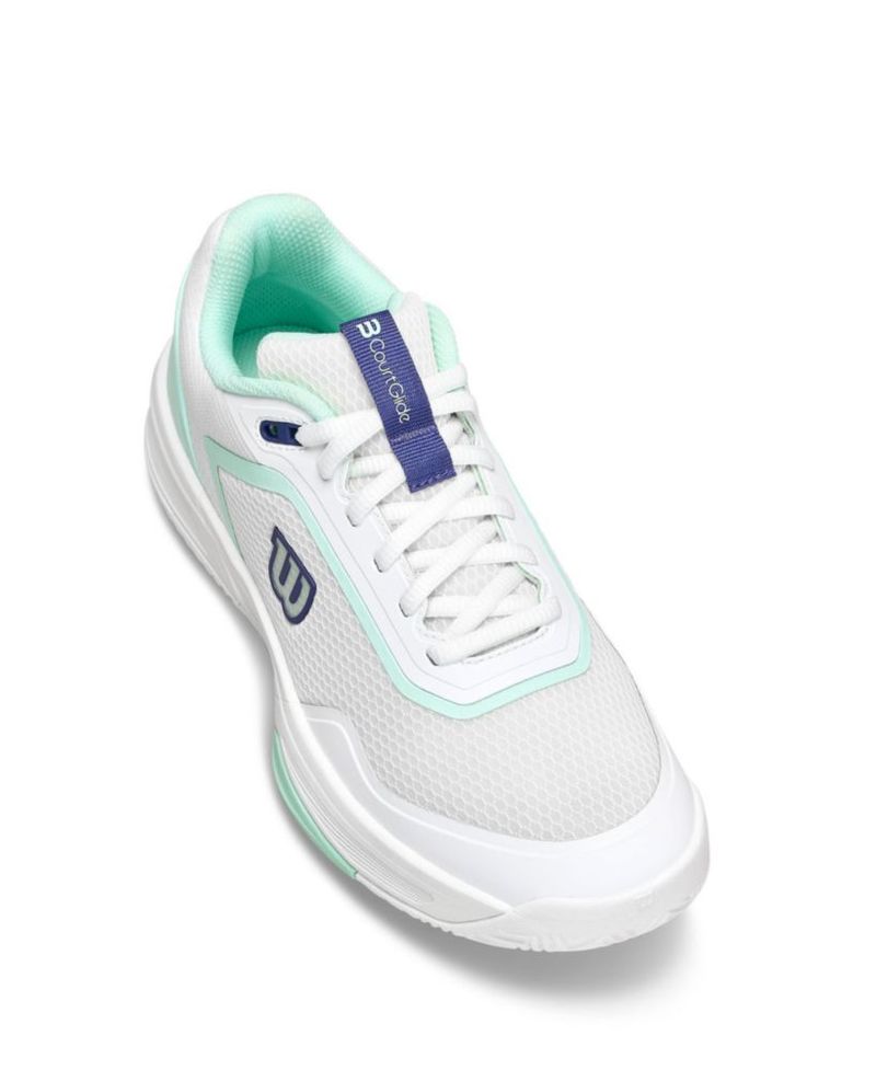 Zapato de Tenis WILSON COURTGLIDE Blanco/Azul Talla 5.5 US