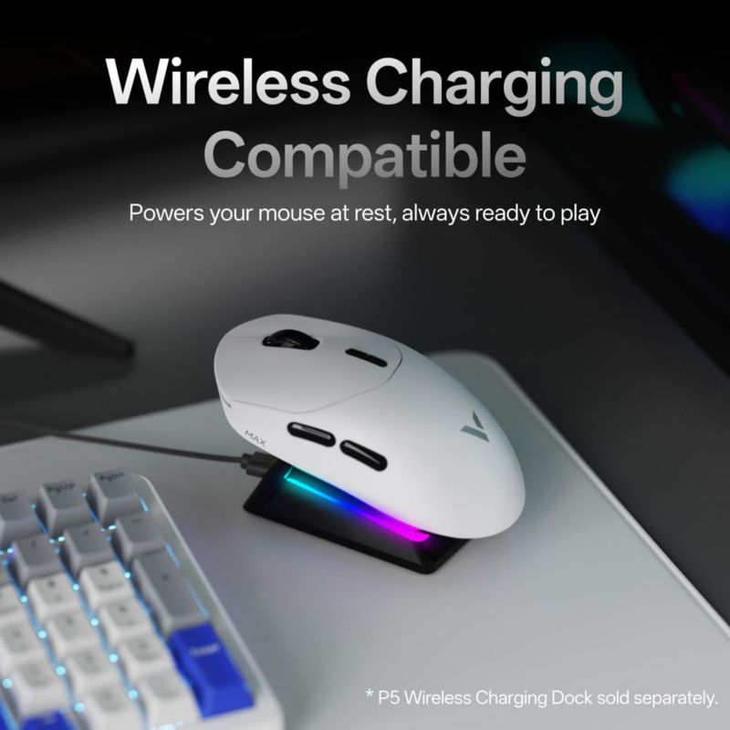 Ratón Gamer Inalámbrico Rapoo VT2 MAX 53 g 750 h 8K