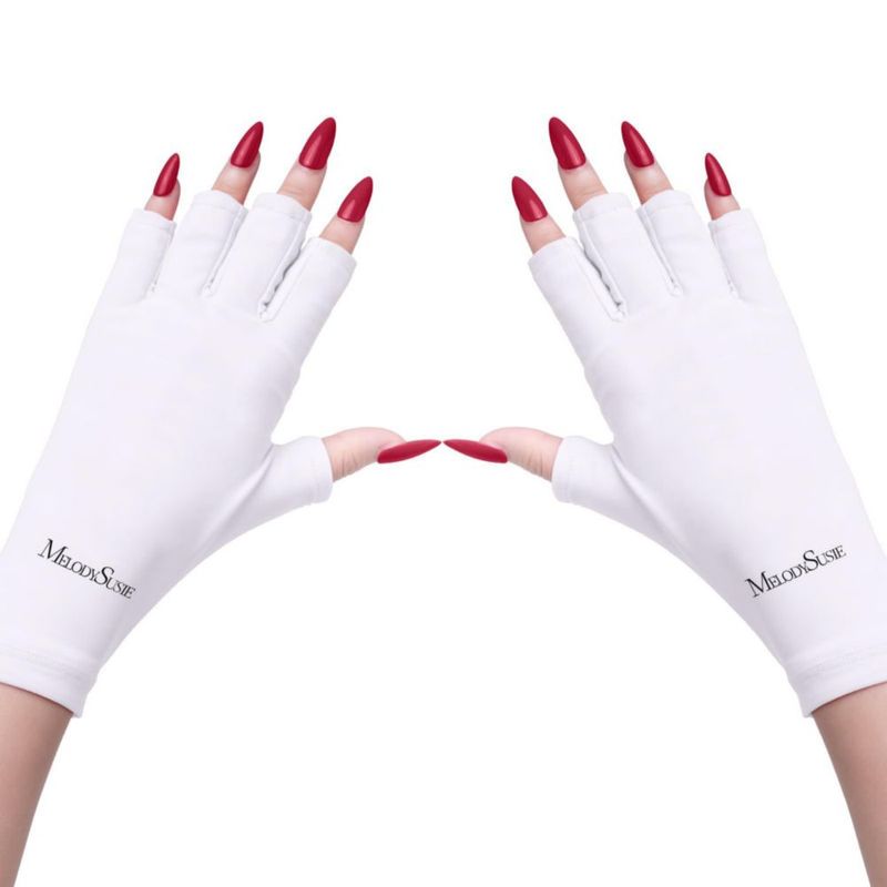 Guantes UV MelodySusie sin dedos UPF 50+ de nylon