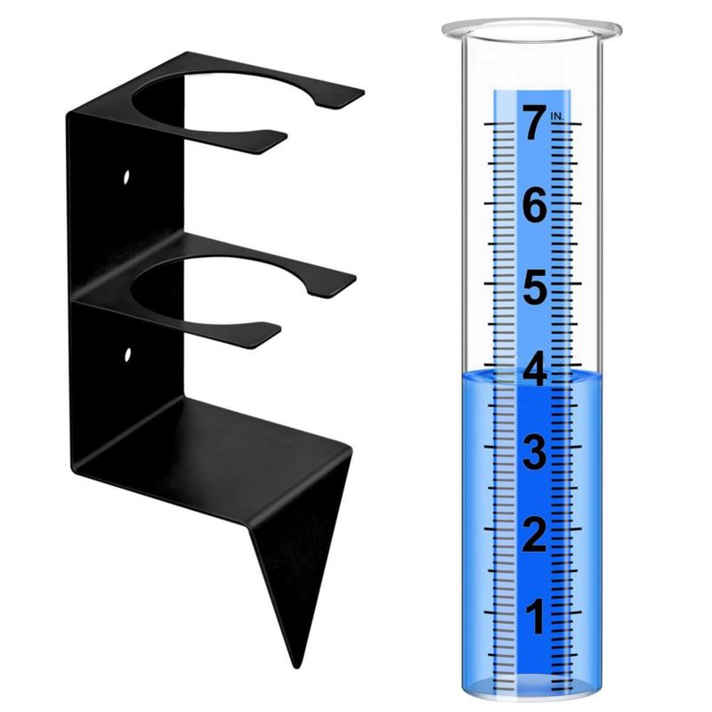 Pluviómetro Timenued 18 cm (7 pulg.) para exteriores