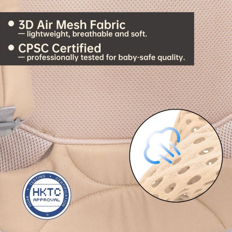 Portabebés DawnBud Ajustable Ultra Suave Beige