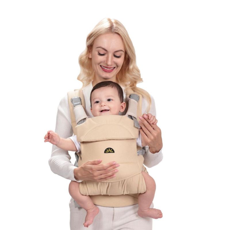 Portabebés DawnBud Ajustable Ultra Suave Beige