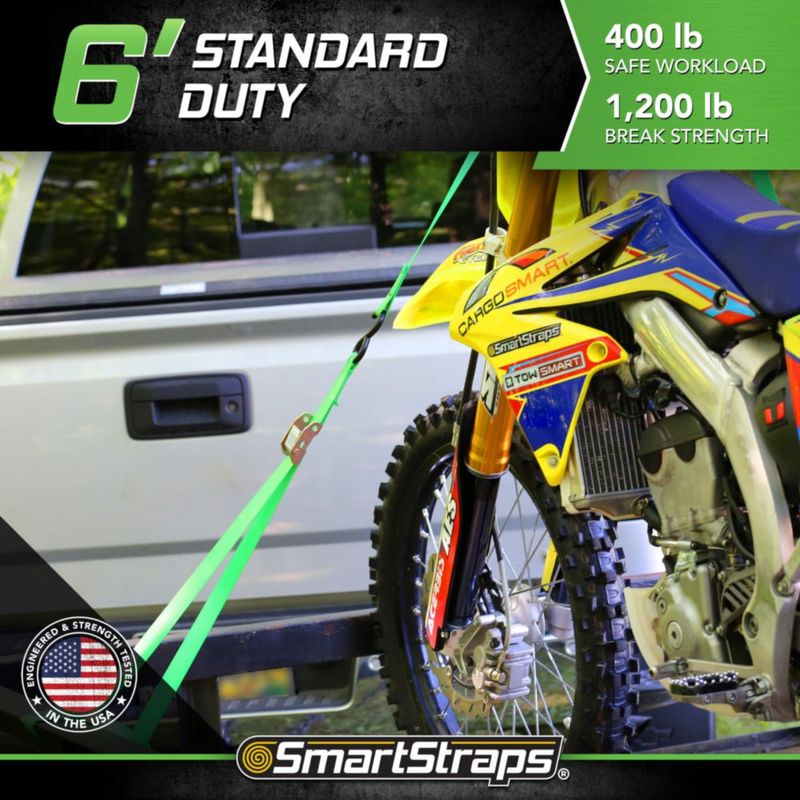 Correa de carga SMARTSTRAPS 18 m (2 unidades) 544 kg verde
