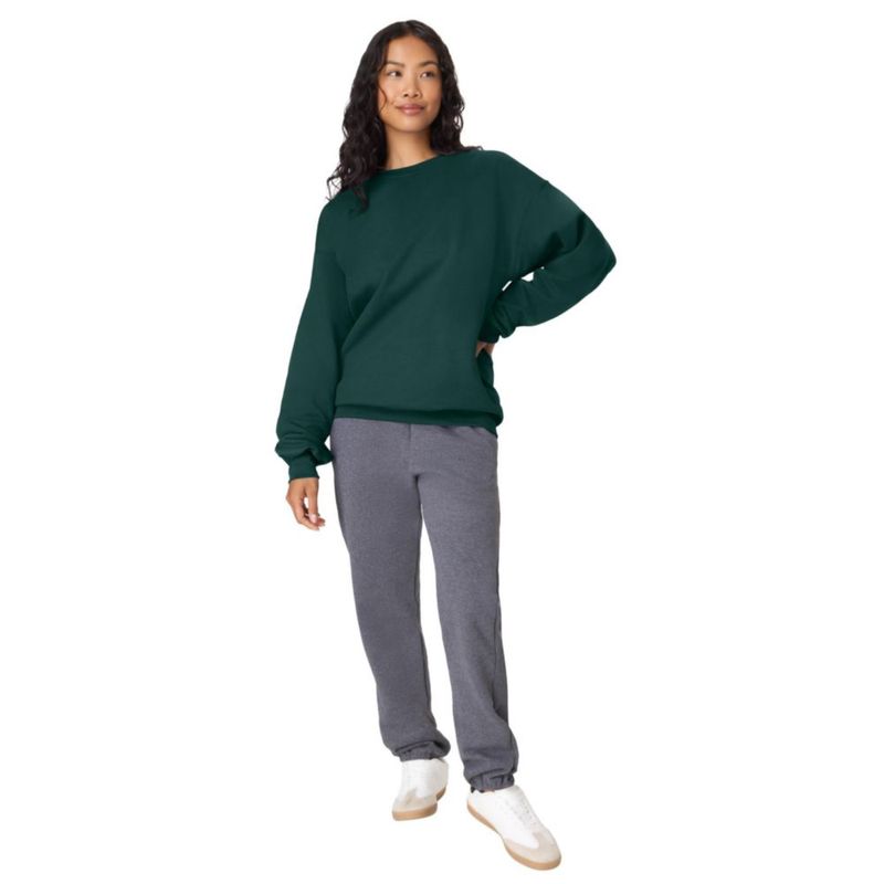 Sudadera Hanes XXL Color Bosque Profundo de Algodón