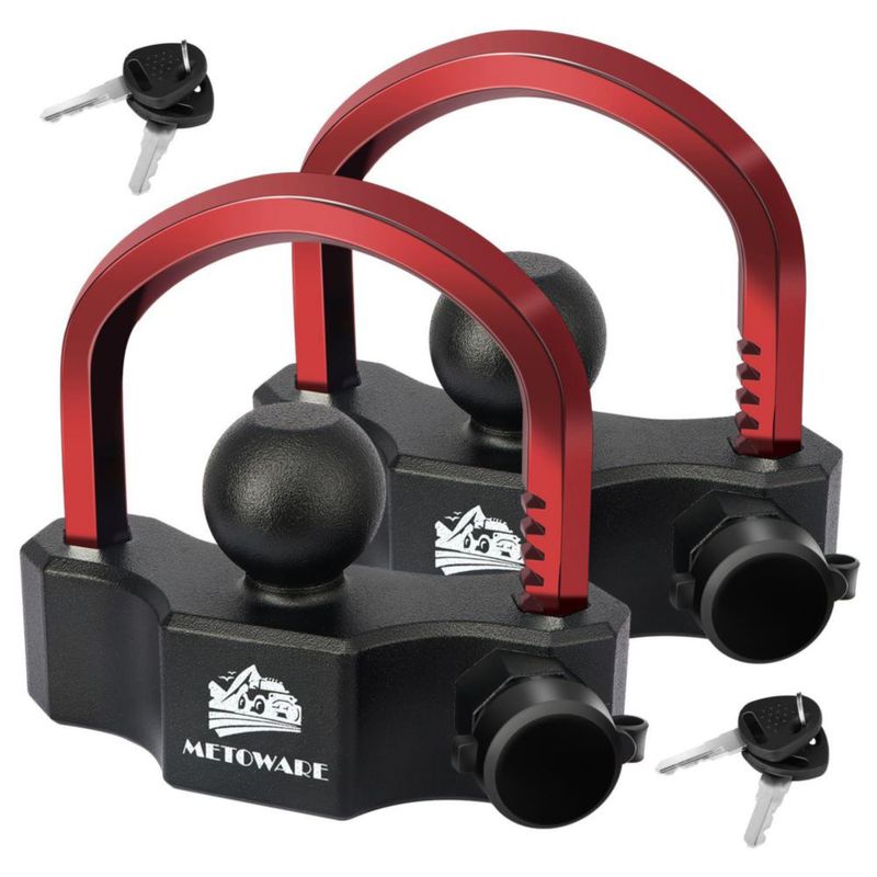 Candado Universal de Alta Resistencia para Acoplador de Remolque METOWARE