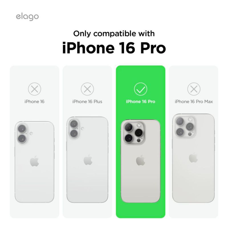 Funda elago para iPhone 16 Pro de silicona con acabado piedra