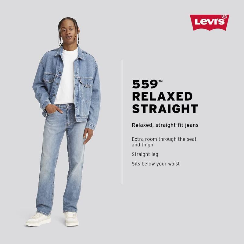 PANTALONES Levi's 559 Relajado 97 cm x 86 cm Azul Océano