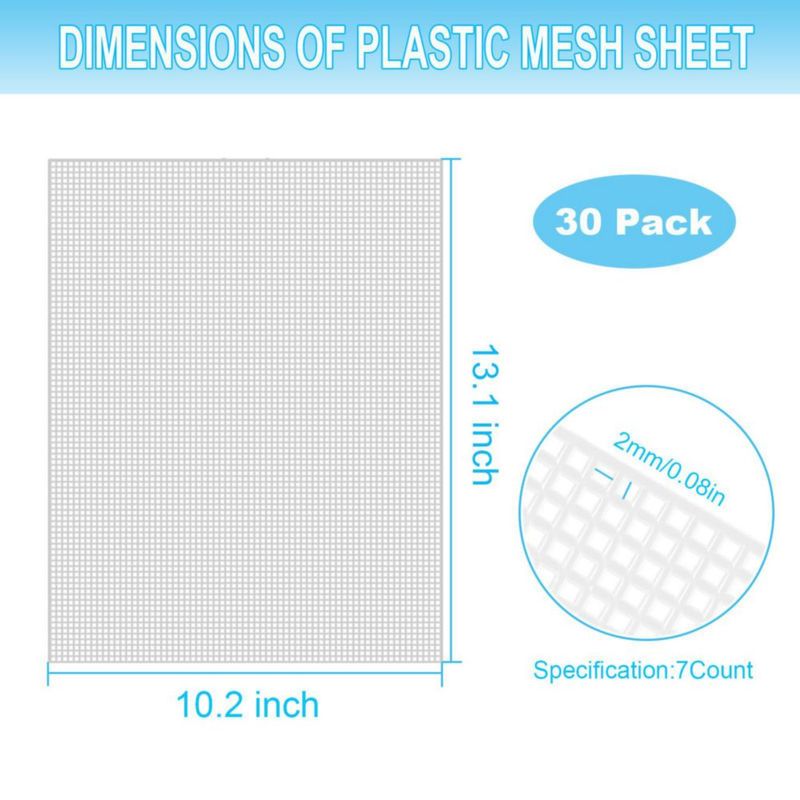 Lona plástica APOCHON 30 unidades 26 × 33 cm blanco 7 hilos