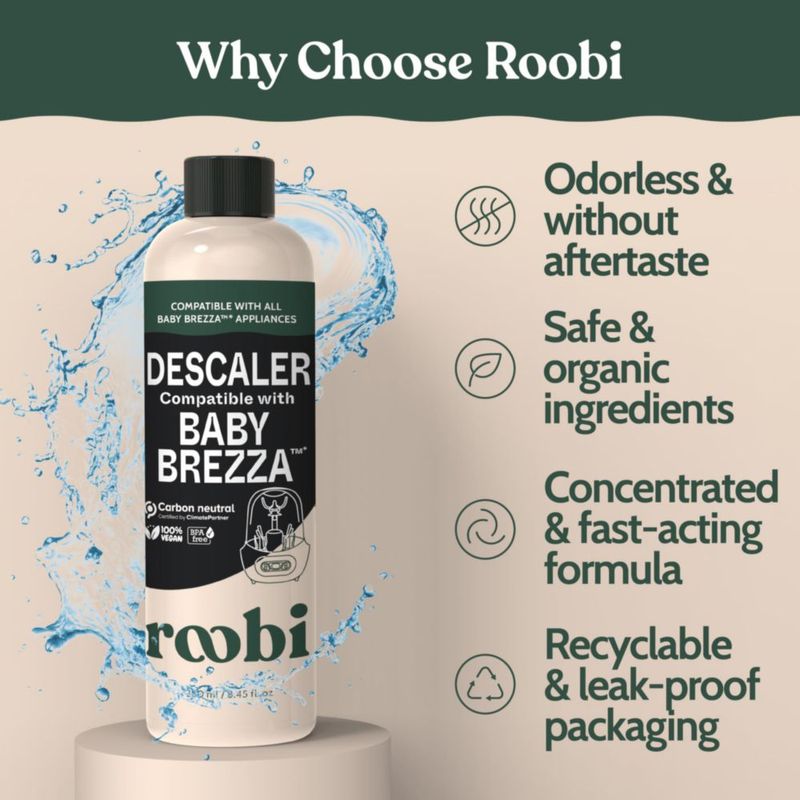 Solución descalcificante Roobi 250 ml (paquete de 2) Baby Brezza