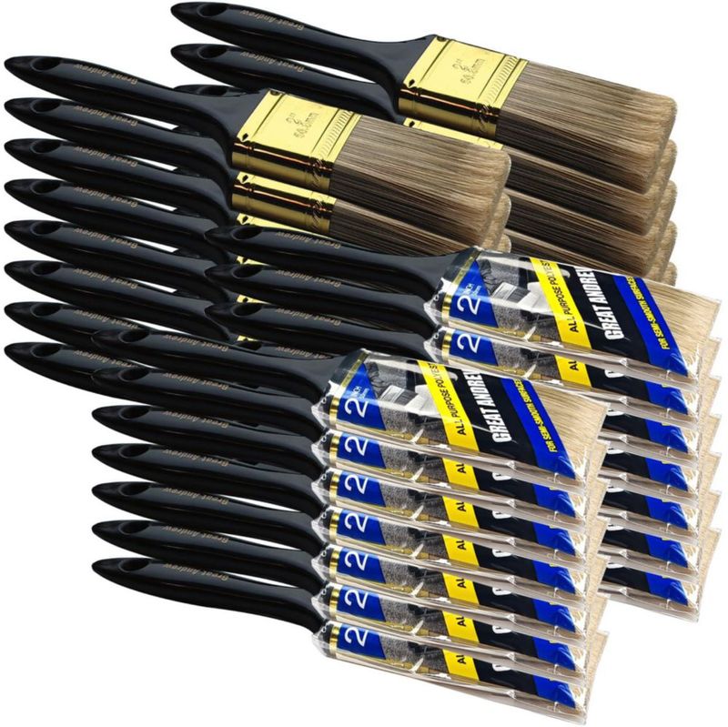 Set de 30 pinceles Greatandrew de 5 cm (paquete a granel)