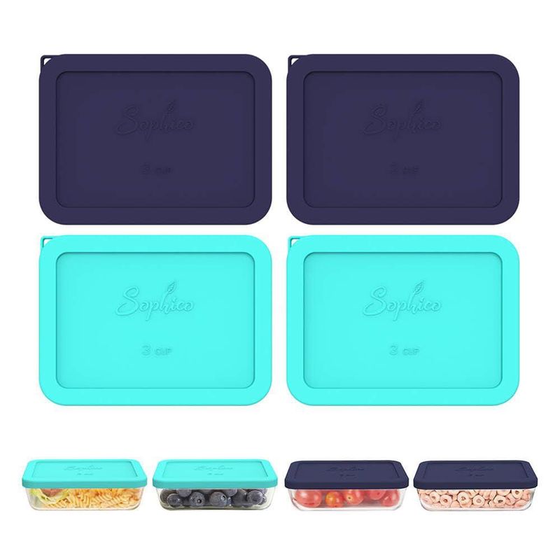 Tapa de silicona SOPHICO 4 unidades para 3 tazas