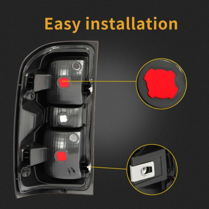 Luz trasera MiKaFex para Chevrolet Silverado 1500 2500 y 3500 HD
