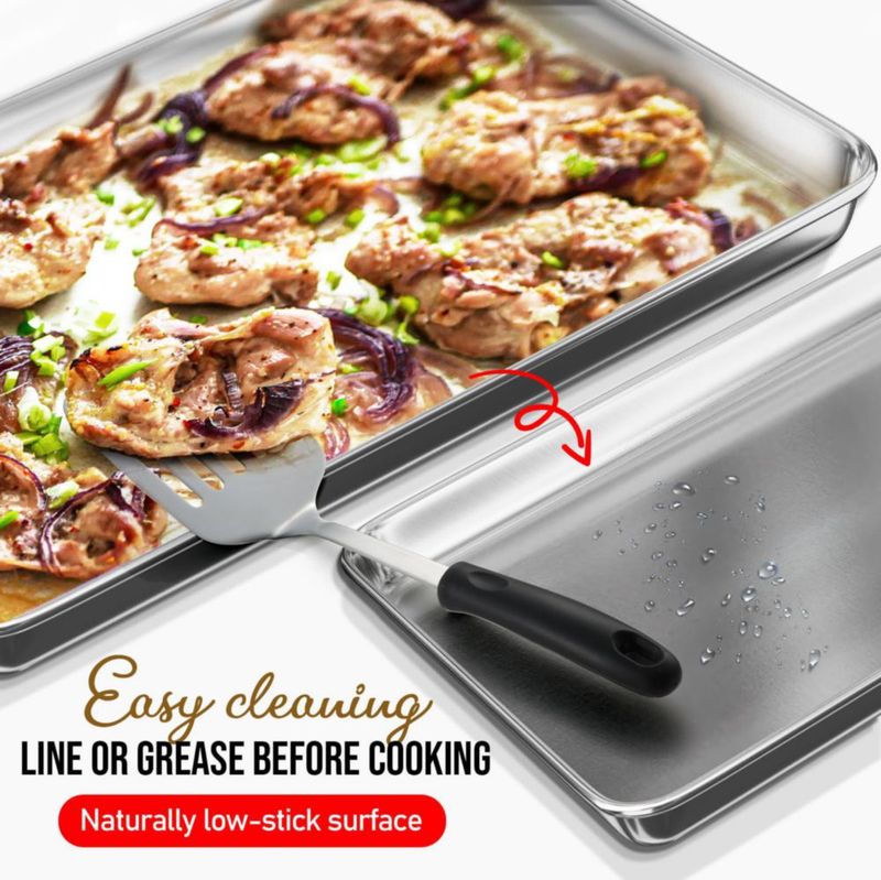 Bandeja de hornear EATEX de aluminio 38 cm x 26 cm