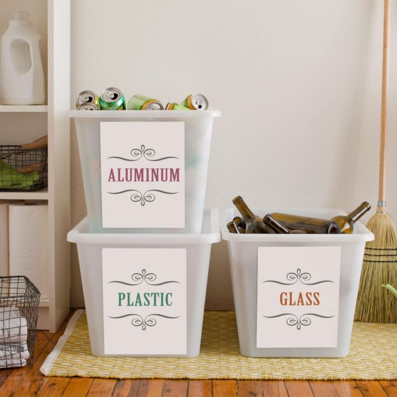 Etiquetas Avery blancas para láser 21 × 28 cm caja de 100 hojas