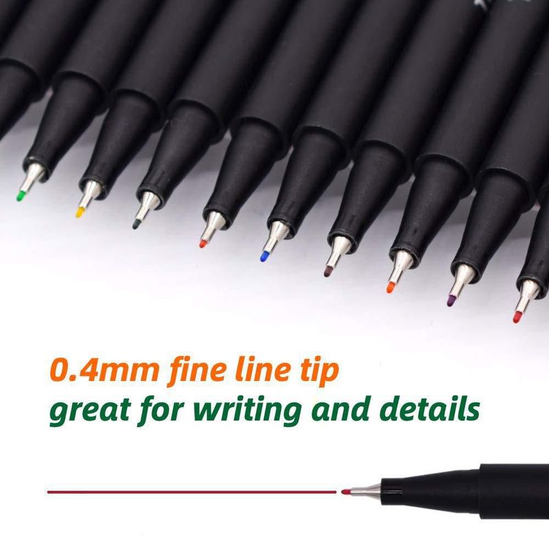 Plumas Fineliner TWOHANDS 24 unidades 04 mm colores surtidos