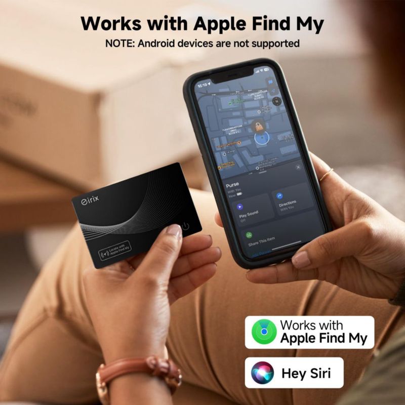 Finder eirix Apple MFi Pack de 2 negro impermeable