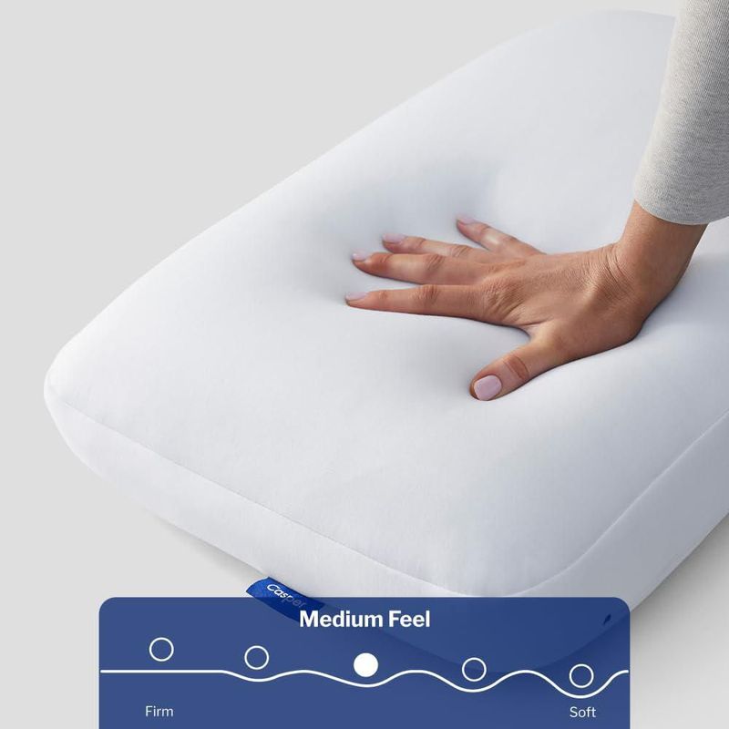 Almohada Casper King Híbrida 2 Unidades - Blanco