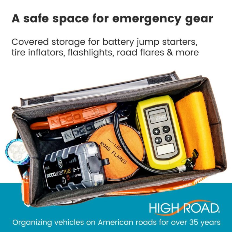 Cajón de Almacenamiento para Coche High Road 30 cm con Tapa