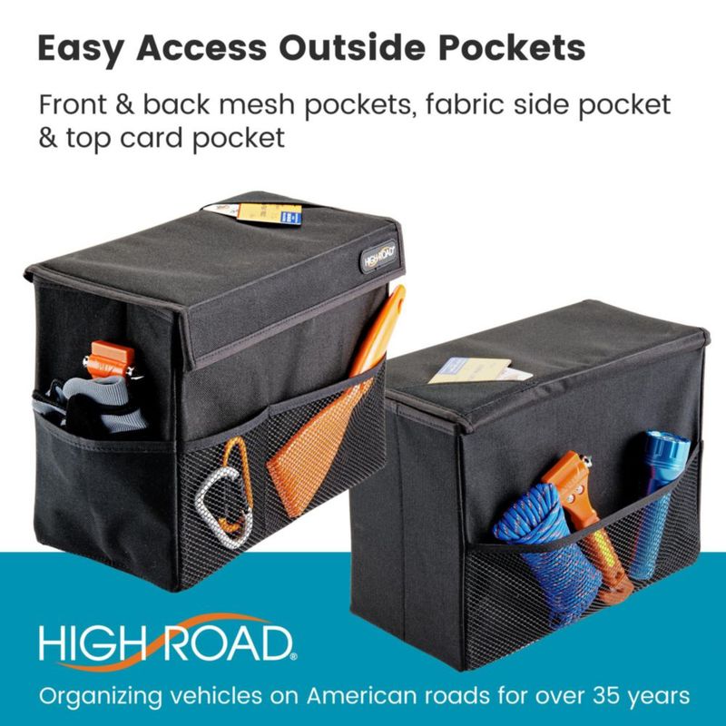 Cajón de Almacenamiento para Coche High Road 30 cm con Tapa