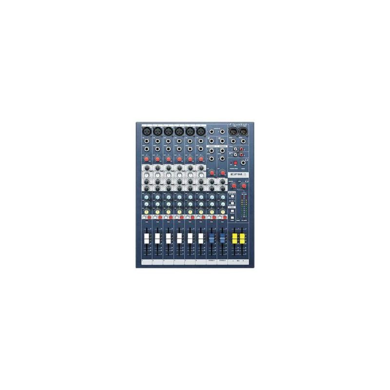 Mezcladora de audio Soundcraft EPM6 de 6 canales de alto rendimiento