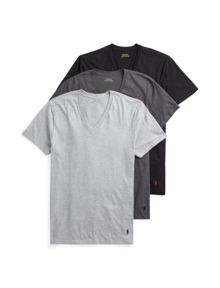 Camiseta interior POLO RALPH LAUREN cuello en V pack de 3 XL