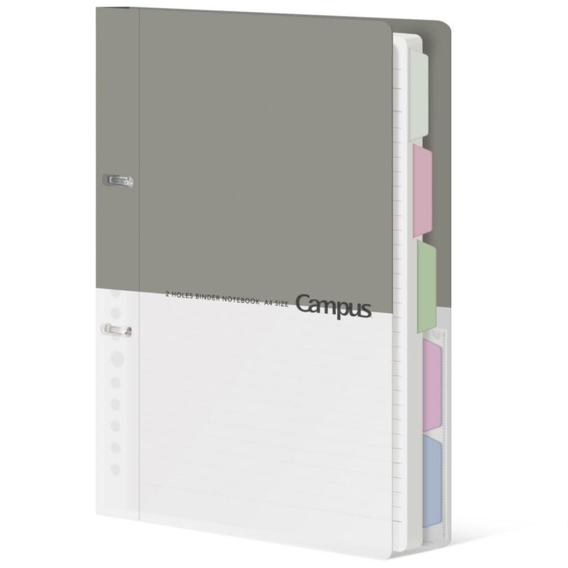 Cuaderno KOKUYO A4 110 hojas 5 materias gris