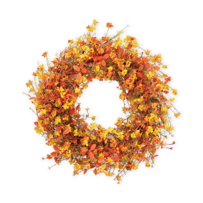 Corona DIYFLORU 71 cm – Gran decoración otoñal